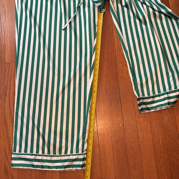 Show Me Your MuMu Classic PJ Pants in spearmint stripe - green & white - Picture 14 of 14